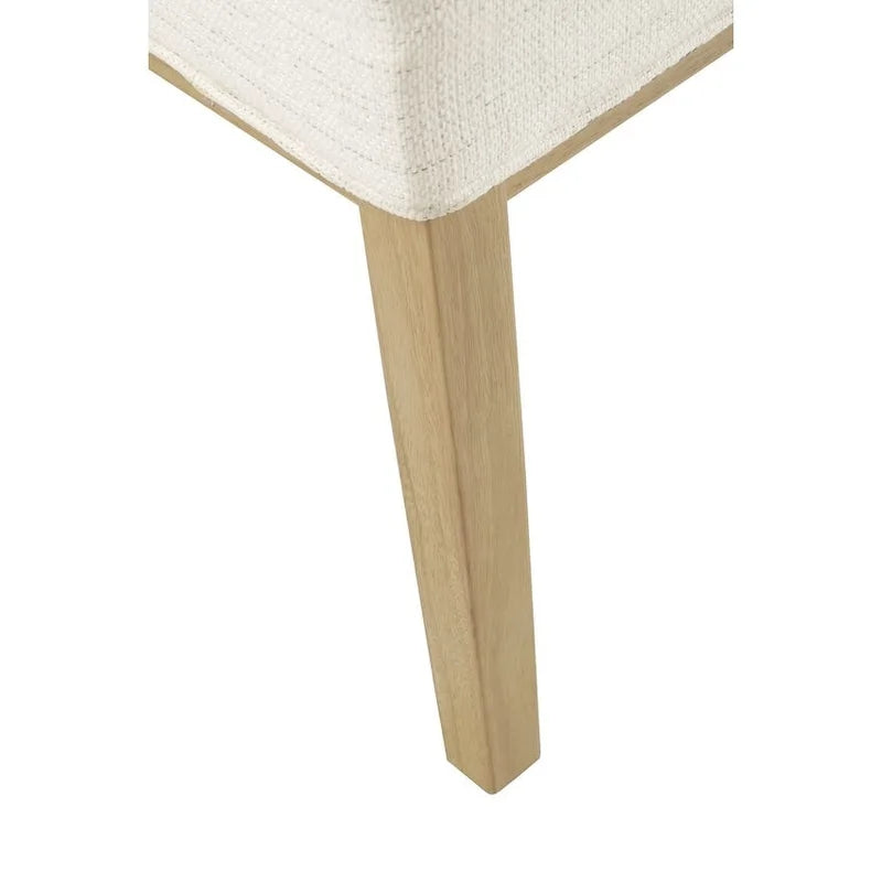 Chaise de salle à manger Chameau / Blanc / Gris – Siège unique