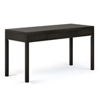 Noyer chaud / Noyer de hickory / Chêne clair moyen / Blanc – Bureau contemporain en bois massif, 1 personne