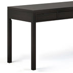 Noyer chaud / Noyer de hickory / Chêne clair moyen / Blanc – Bureau contemporain en bois massif, 1 personne