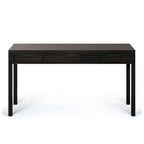 Noyer chaud / Noyer de hickory / Chêne clair moyen / Blanc – Bureau contemporain en bois massif, 1 personne