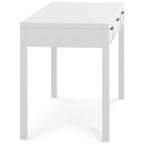 Noyer chaud / Noyer de hickory / Chêne clair moyen / Blanc – Bureau contemporain en bois massif, 1 personne