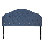 Tête de lit capitonnée en velours, bleu/noir/rose/gris argenté, simple/double/grand lit/très grand lit, 1 personne