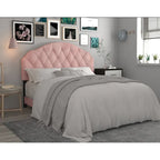 Tête de lit capitonnée en velours, bleu/noir/rose/gris argenté, simple/double/grand lit/très grand lit, 1 personne