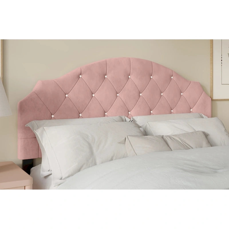 Tête de lit capitonnée en velours, bleu/noir/rose/gris argenté, simple/double/grand lit/très grand lit, 1 personne