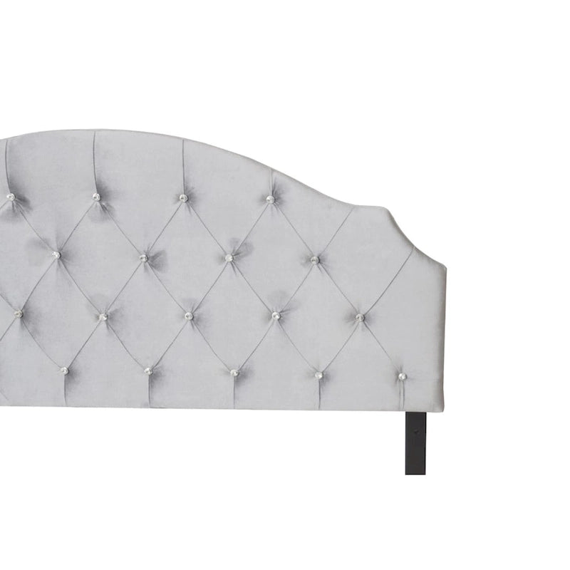 Tête de lit capitonnée en velours, bleu/noir/rose/gris argenté, simple/double/grand lit/très grand lit, 1 personne