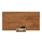 Bureau antique 1 tiroir avec station de charge USB, Individuel, Noir antique / Gris / Blanc
