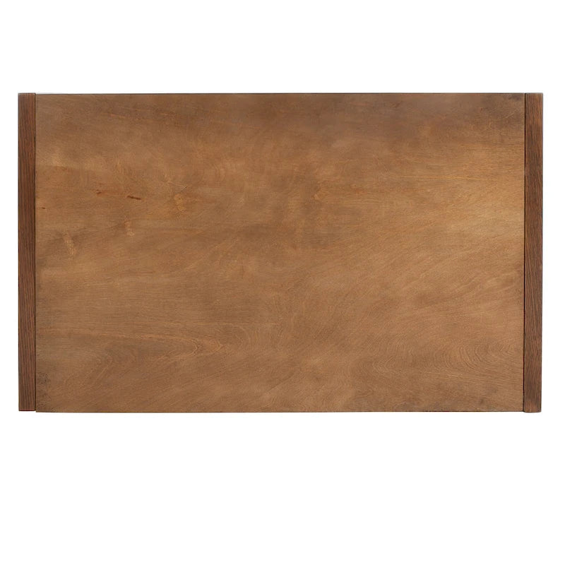 Banc de rangement avec cadre en noyer / bois laqué blanc / bois noir, siège en lin et PU, 2 places
