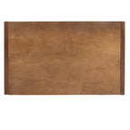 Banc de rangement avec cadre en noyer / bois laqué blanc / bois noir, siège en lin et PU, 2 places