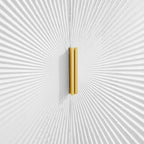 Buffet double porte blanc/naturel, style géométrique moderne