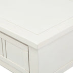 Console 2 tiroirs avec étagère inférieure – Gris antique | Expresso | Bleu rétro | Ivoire | Bleu marine