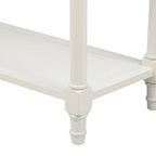 Console 2 tiroirs avec étagère inférieure – Gris antique | Expresso | Bleu rétro | Ivoire | Bleu marine