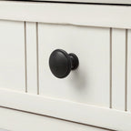 Console 2 tiroirs avec étagère inférieure – Gris antique | Expresso | Bleu rétro | Ivoire | Bleu marine
