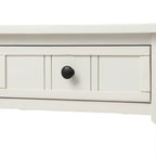 Console 2 tiroirs avec étagère inférieure – Gris antique | Expresso | Bleu rétro | Ivoire | Bleu marine