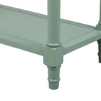 Console 2 tiroirs avec étagère inférieure – Gris antique | Expresso | Bleu rétro | Ivoire | Bleu marine
