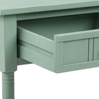 Console 2 tiroirs avec étagère inférieure – Gris antique | Expresso | Bleu rétro | Ivoire | Bleu marine