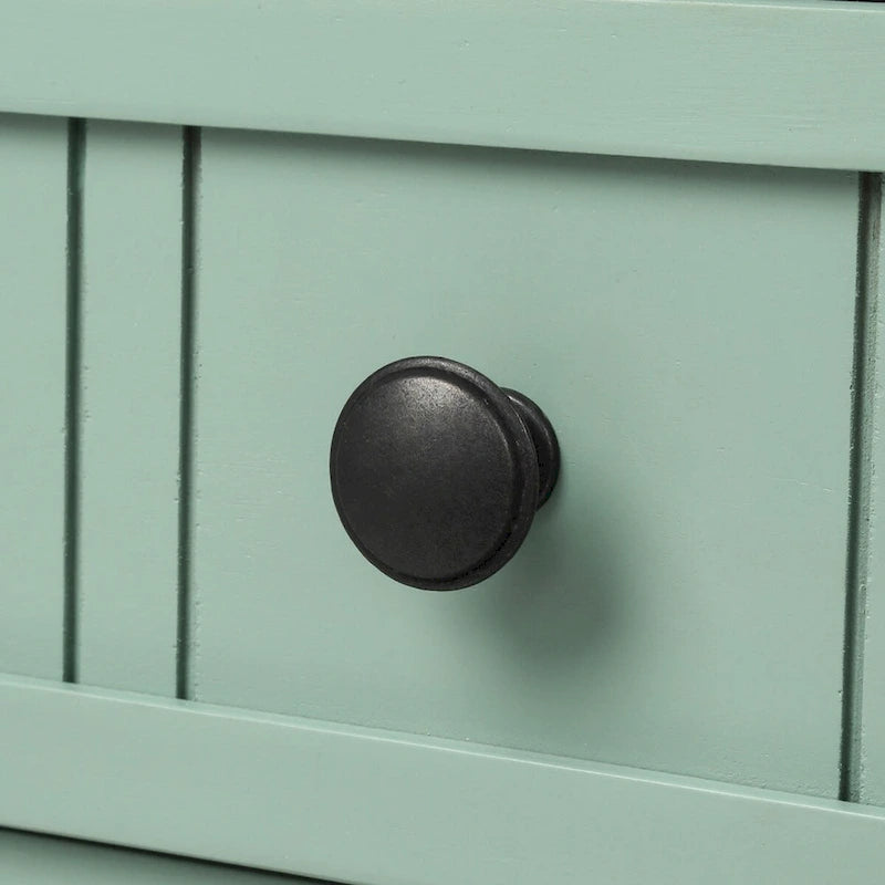 Console 2 tiroirs avec étagère inférieure – Gris antique | Expresso | Bleu rétro | Ivoire | Bleu marine